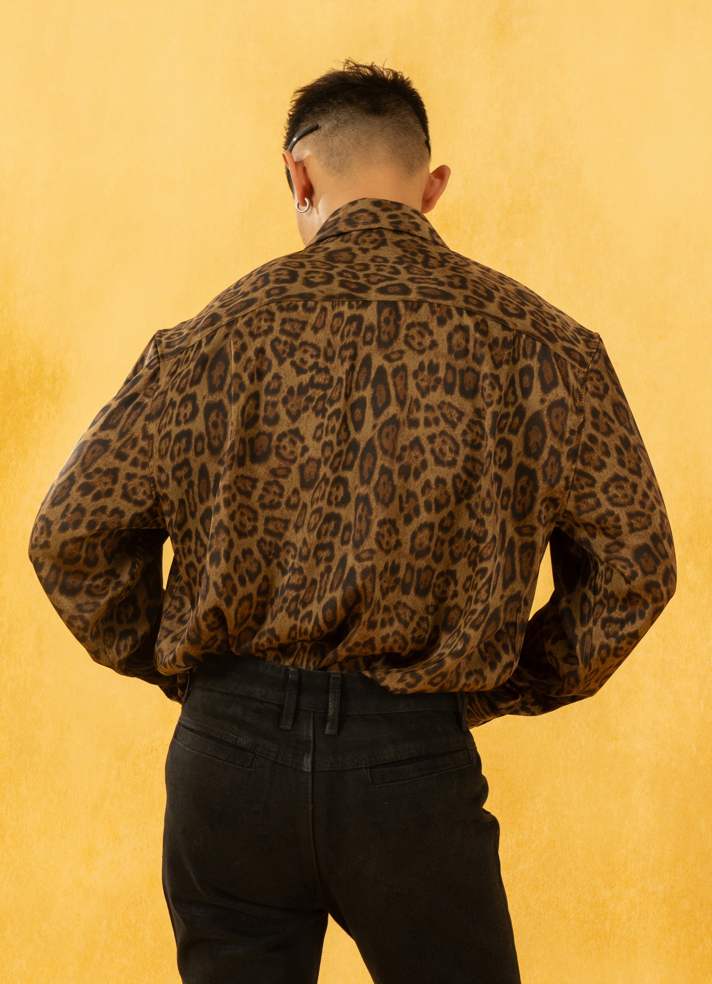 Leopard Print Relaxed Shirt