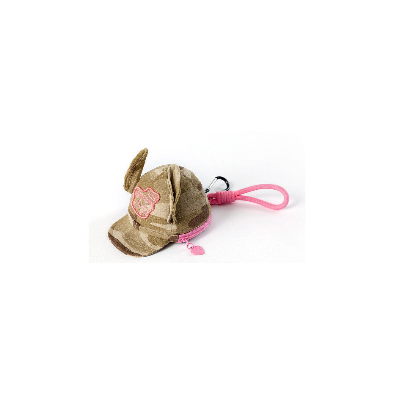 Don't Touch My Ears Camo Ear Baseball Bag Shape Lanyard Small Pouch