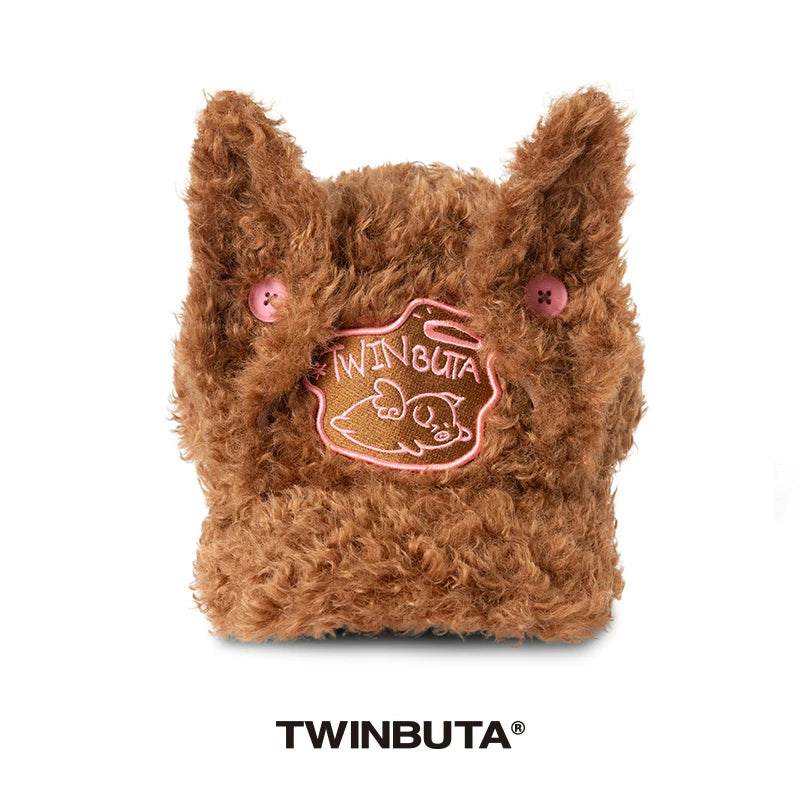 TWINBUTA BUTA HEART Embroidered Plush Baseball Cap