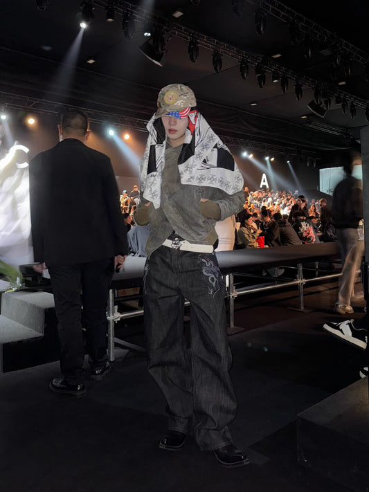 Relaxed Straight Utility Pants