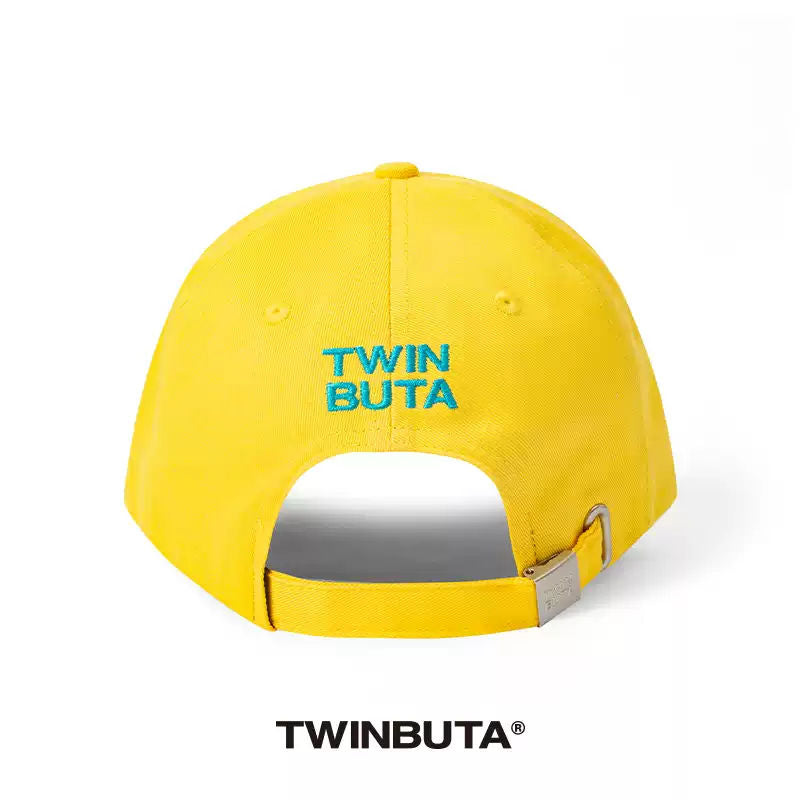TWINBUTA BUTA Universe Contrast Embroidery Slogan Baseball Cap